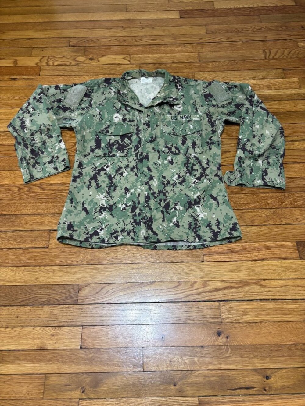 U.S Navy Blouse Medium Long Working Uniform Type III NWU Seals Military Camo
